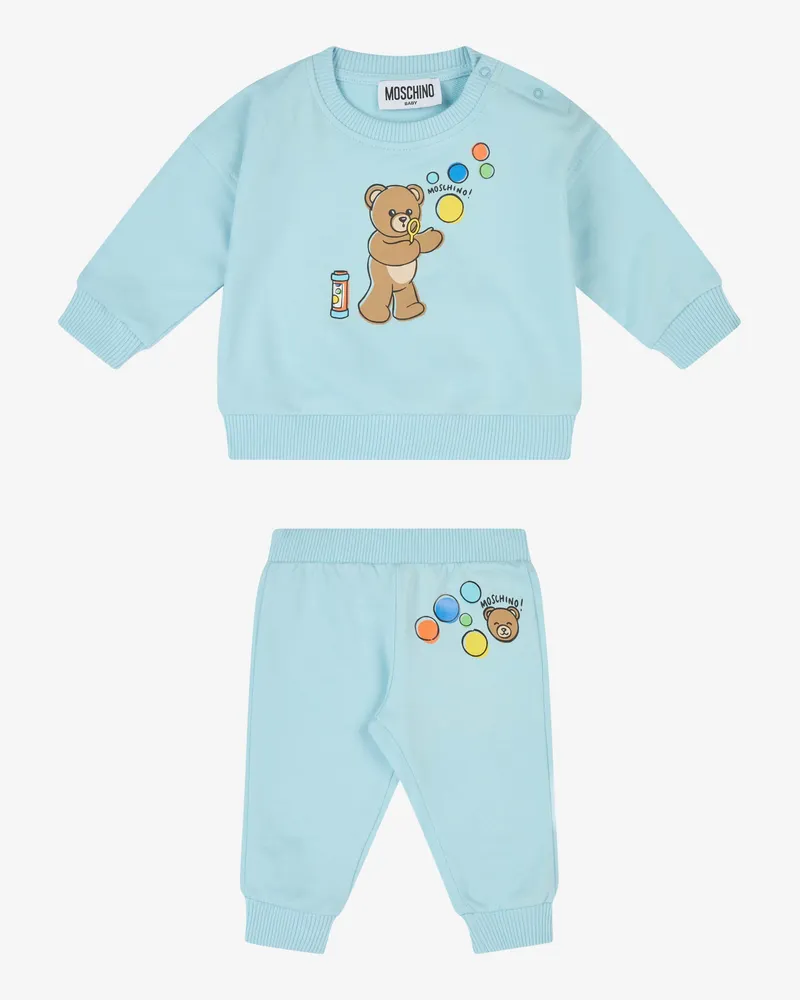Moschino Sweatshirt-Set aus Baumwolle Moschino Teddy Bear - Blau Blau