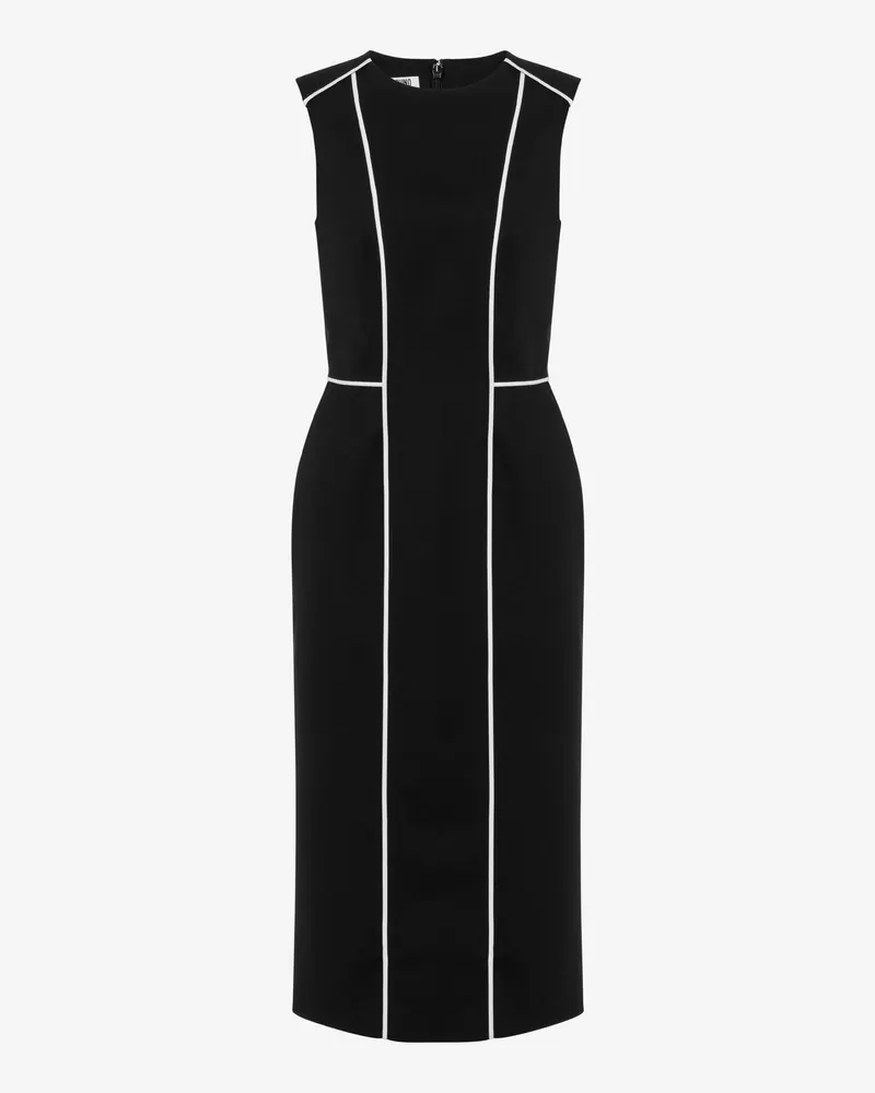 Moschino Kleid aus Stretchwolle - Schwarz Schwarz