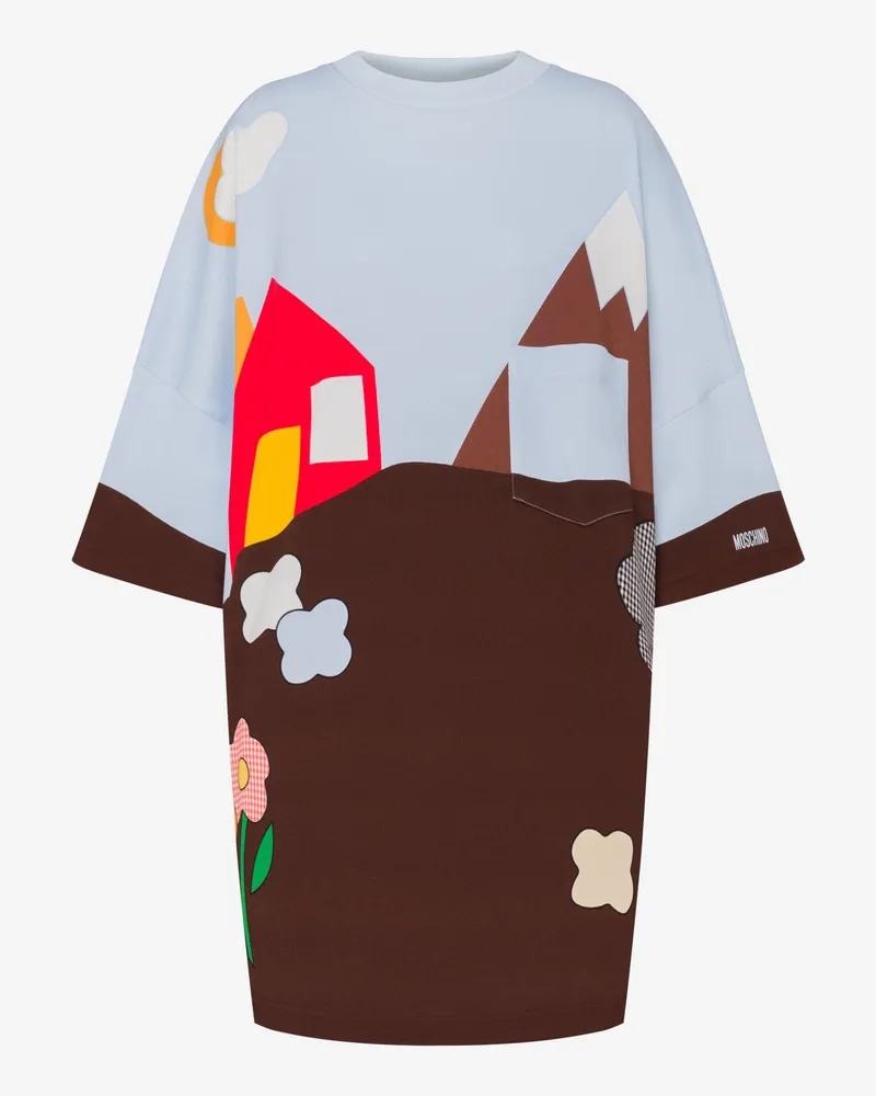 Moschino Oversize-Kleid aus schwerer Baumwolle Archive - Bunt Bunt