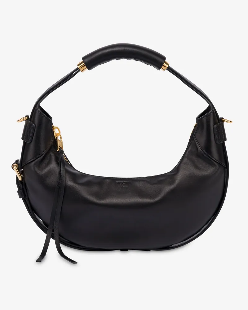 Moschino Moschino Handle Me Hobo-Tasche - Schwarz Schwarz