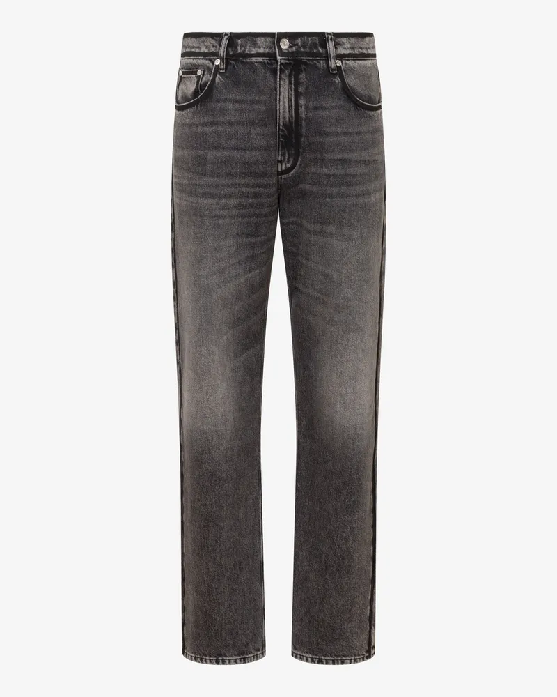 Moschino Jeanshose aus Baumwoll-Denim - Grau Grau