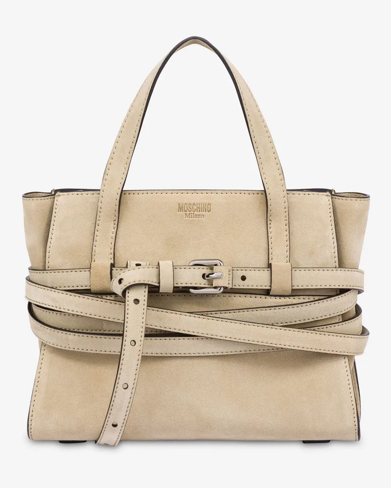 Moschino Kleine Handtasche Moschino Tie Me - Blau Blau