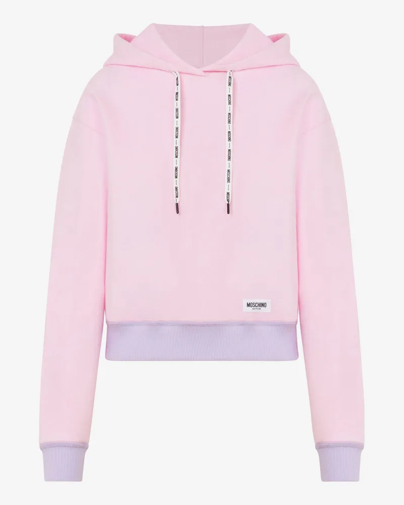 Moschino Sweatshirt aus gebürstetem Fleece - Pink Pink