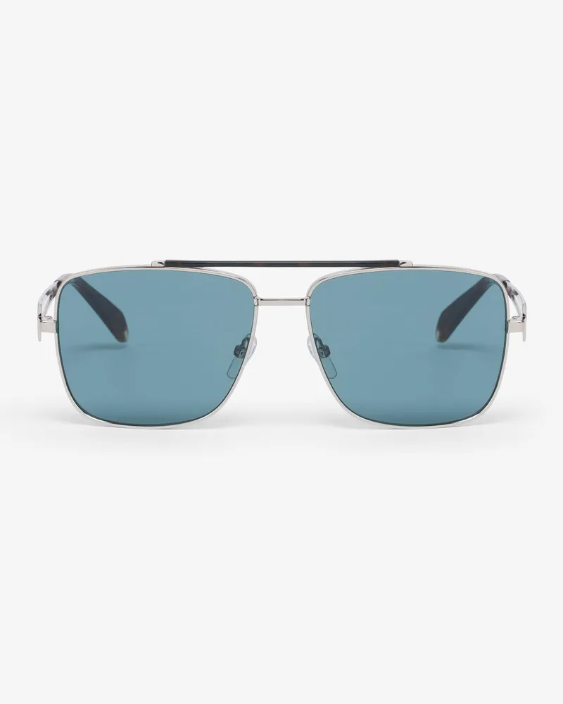 Moschino Sonnenbrille aus Metall - Silber Silber