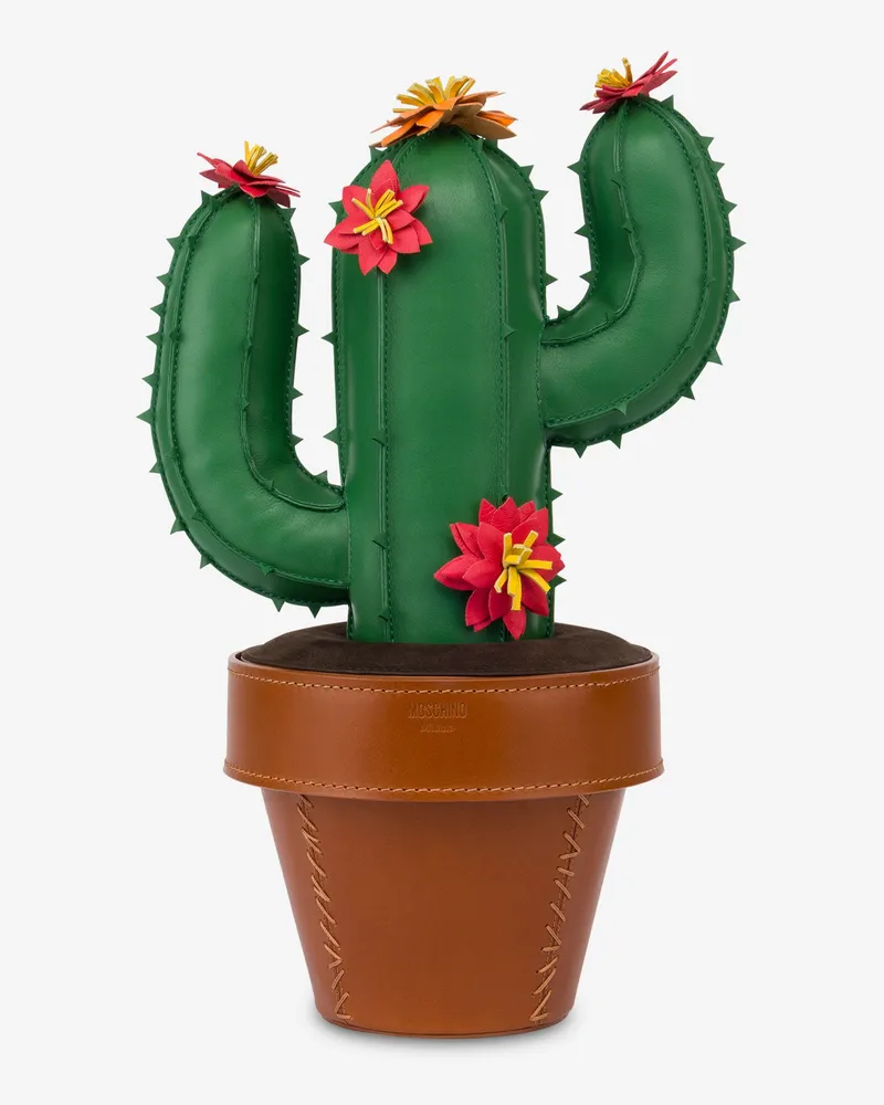Moschino Cactus-Tasche - Grün Grün