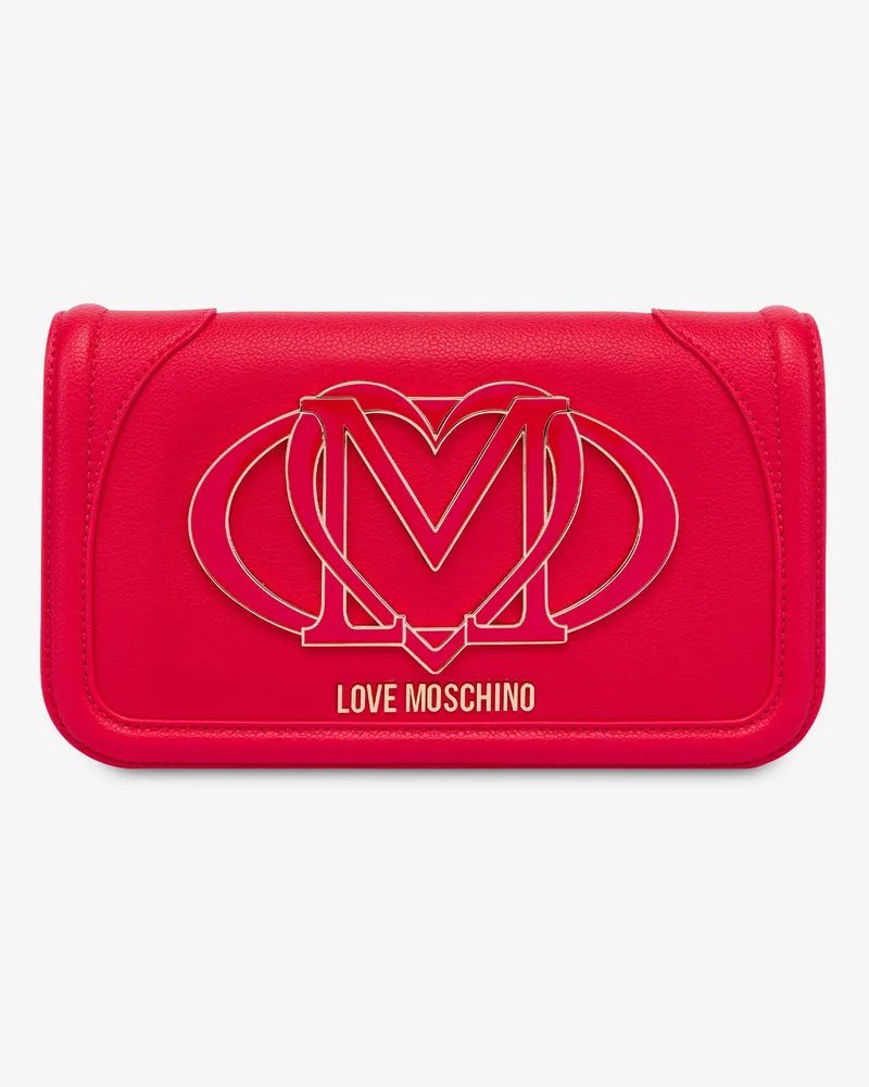Moschino Smart Daily Bag mit Maxi-Logo - Rot Rot
