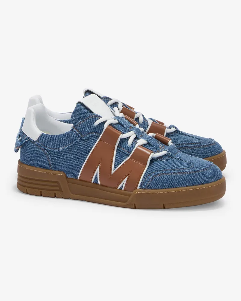 Moschino Sneaker aus Denim - Blau Blau