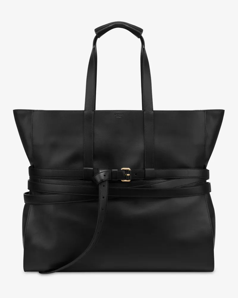 Moschino Moschino Tie Me Tasche - Schwarz Schwarz