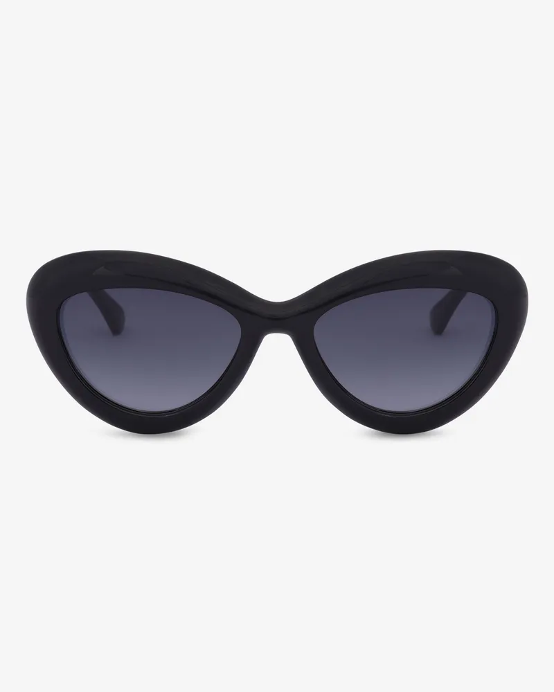 Moschino Schwarze Sonnenbrille Inflatable - Schwarz Schwarz