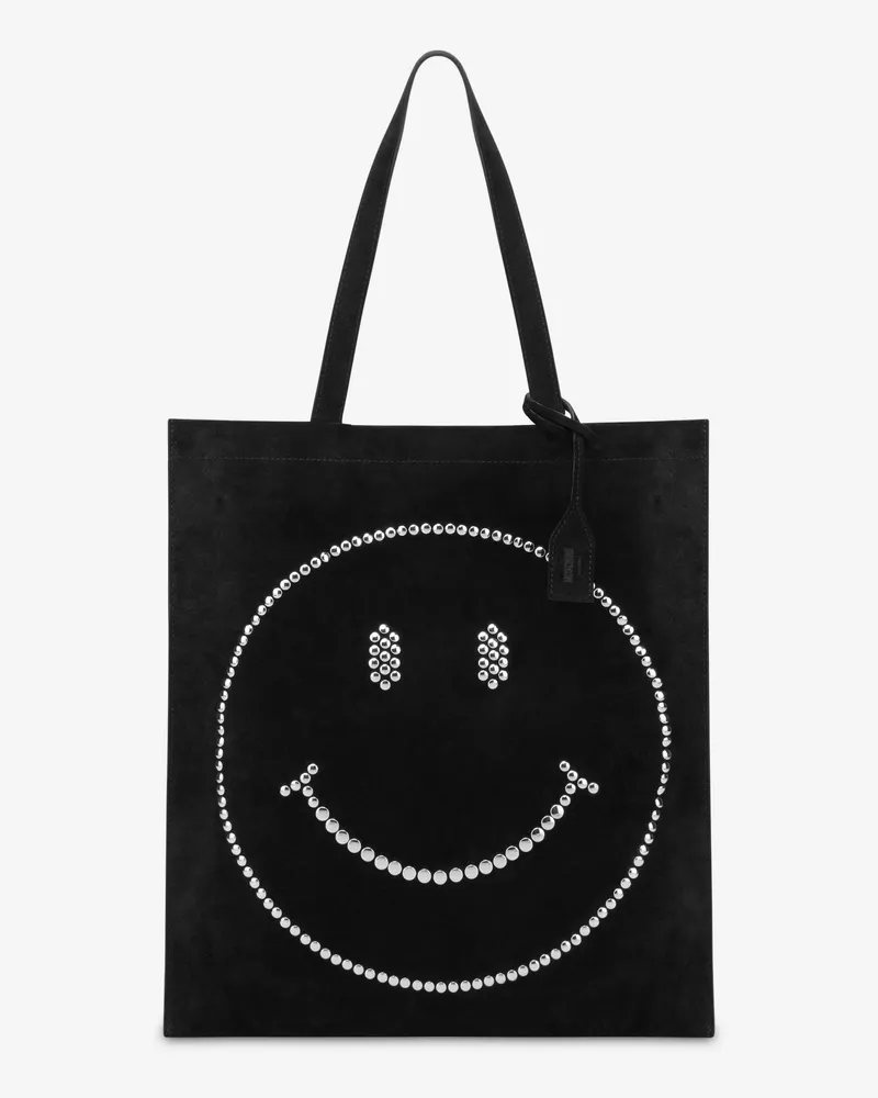 Moschino Tote Smiley® - Schwarz Schwarz