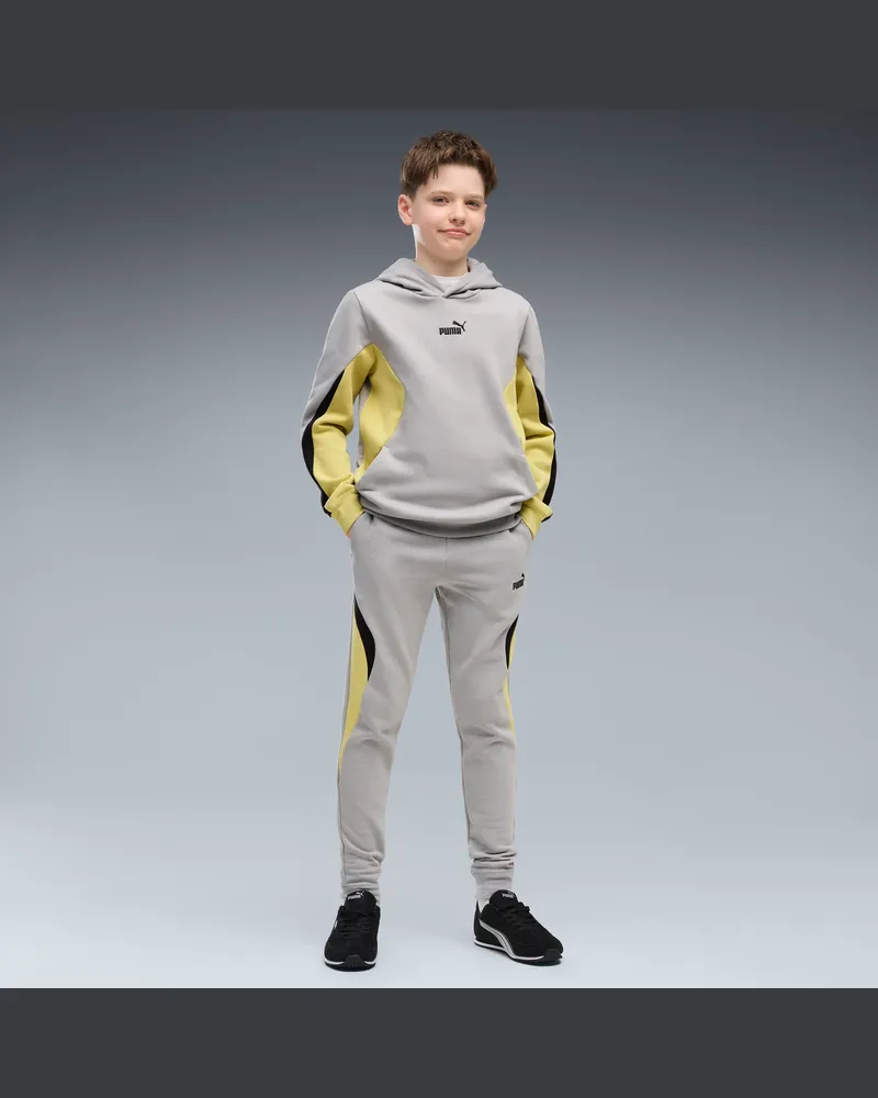 Puma Essentials Colourblocked Jogginghose Teenager, Kleidung, Grau Grau