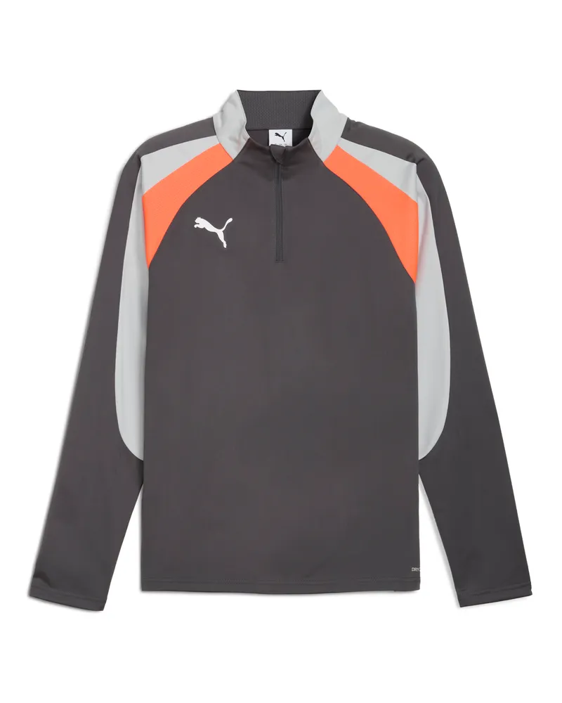 Puma individualLIGA Top mit viertellangem Reißverschluss Herren, Accessoires, Grau Grau