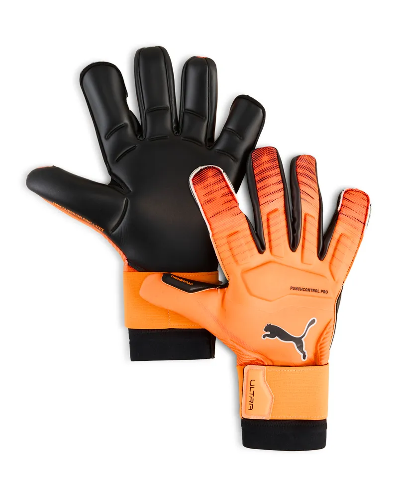 Puma ULTRA Ultimate Hybrid Torwarthandschuhe, Accessoires Orange