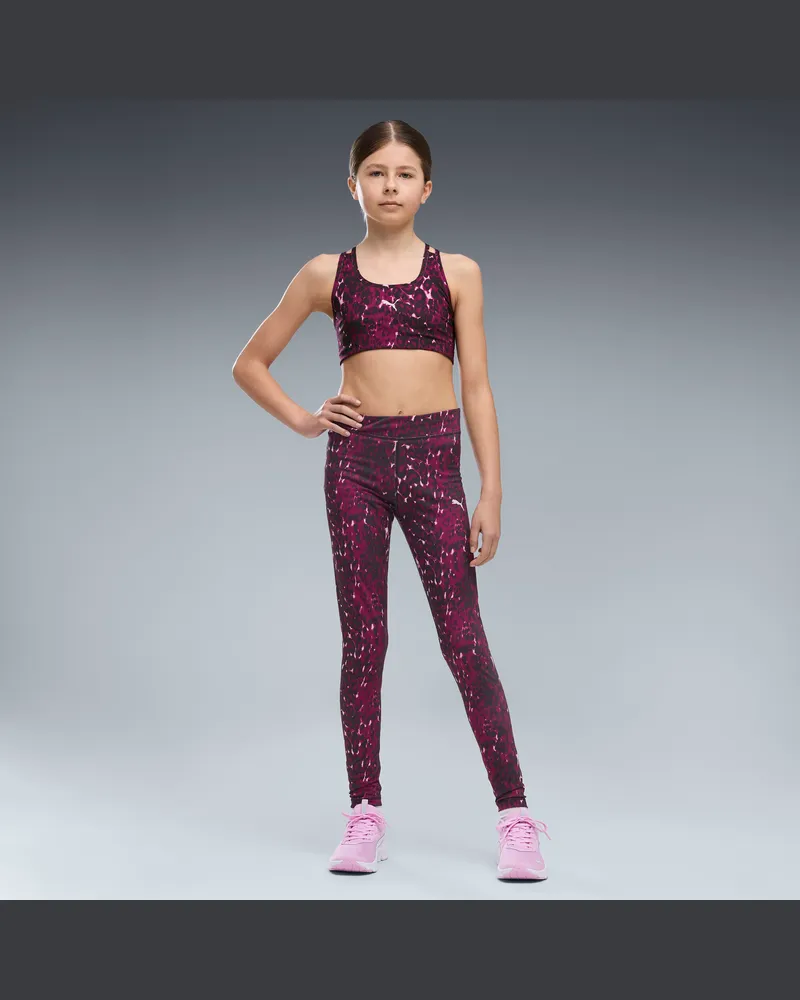 Puma Train All Day Essentials Bedruckte Leggings Teenager, Kleidung, Rosa Rosa