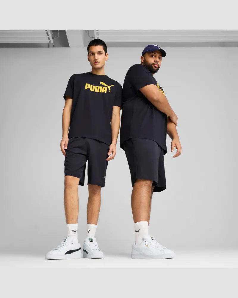 Puma ESS Gewebte Shorts, Kleidung, Blau Blau