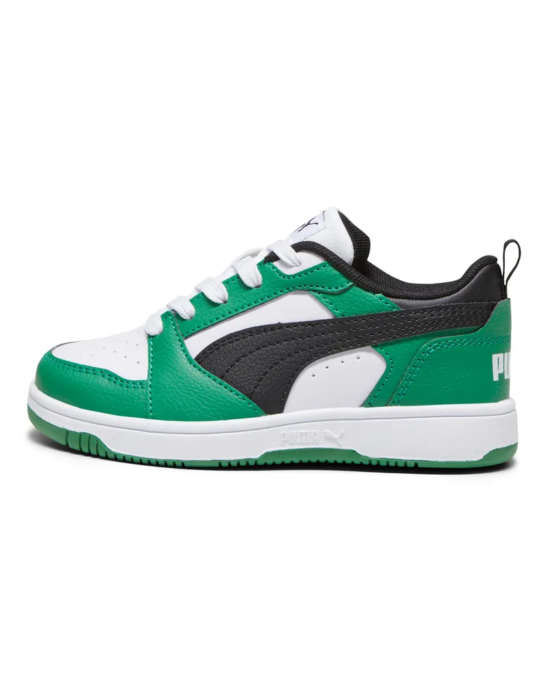 Puma Rebound V6 Lo Sneakers Kinder, Schuhe, WeiÃŸ Weiãÿ