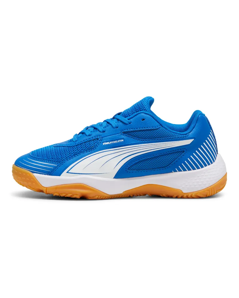 Puma Solarflash III Hallensportschuhe Teenager, Schuhe, Blau Blau