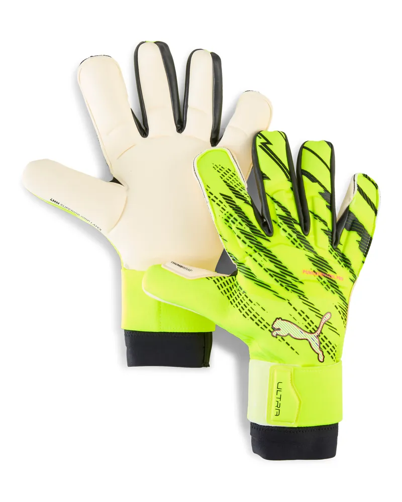 Puma ULTRA Ultimate Hybrid Torwarthandschuhe, Accessoires, Gelb Gelb