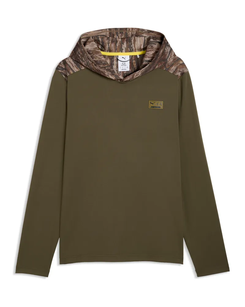 Puma x REALTREE CLOUDSPUN Tech Golf-Hoodie Herren, Accessoires, Grün Grün