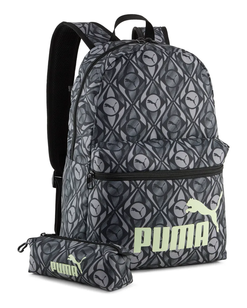 Puma Phase 20 l Rucksack-Set, Accessoires, Schwarz Schwarz