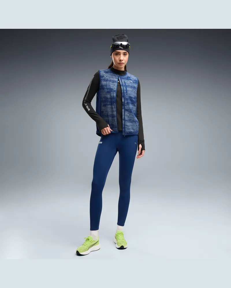 Puma Brightstride warmCELL Performance Leggings Damen, Kleidung, Blau Blau