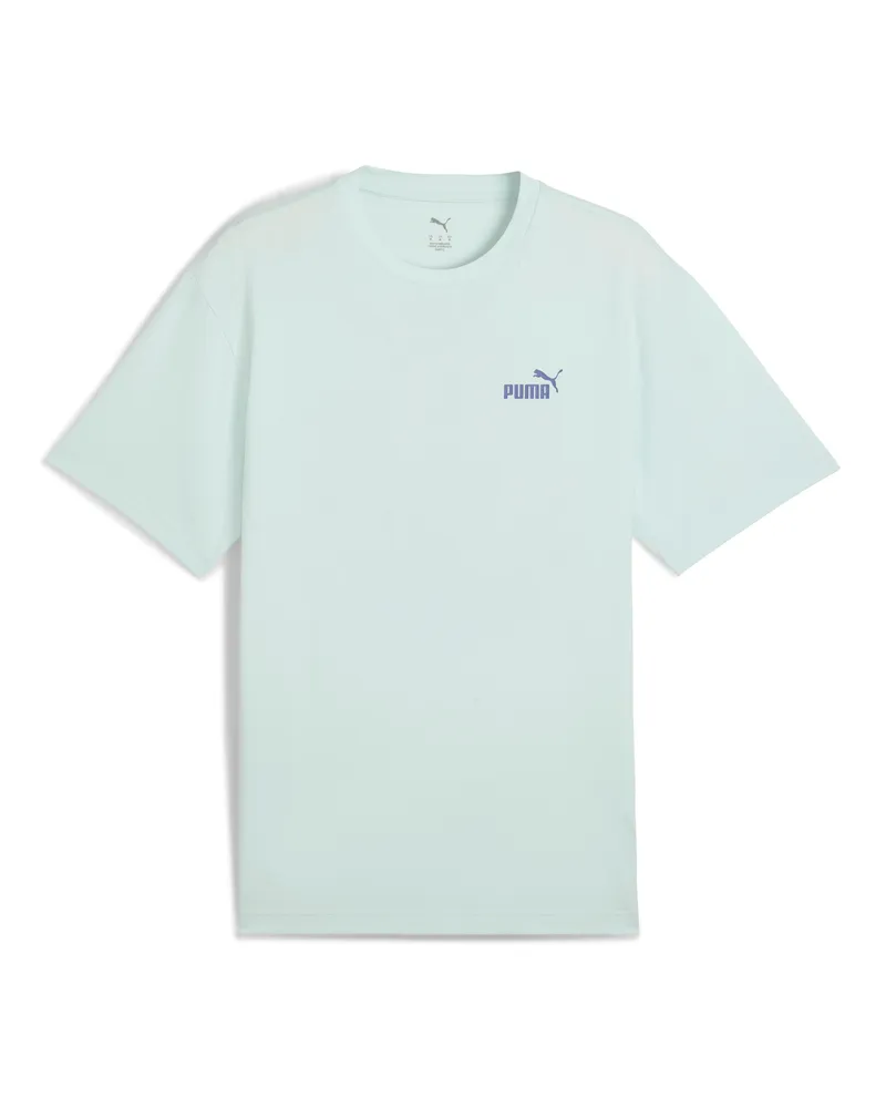 Puma Graphics Summer Sports T-Shirt Herren, Kleidung, Blau Blau