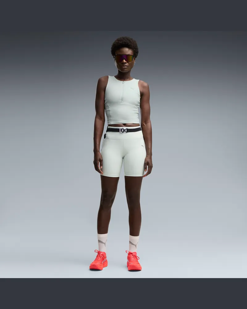 Puma Dreamrun 7" Laufshorts Damen, Kleidung, Grün Grün