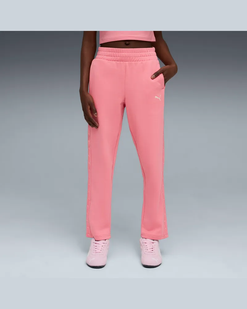 Puma Essentials Tape High-Waist Relaxed Jogginghose Teenager, Kleidung, Rosa Rosa