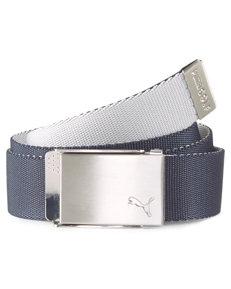 Puma Herren Golfgürtel mit Gurtband im Wende-Design, Accessoires, Blau Blau
