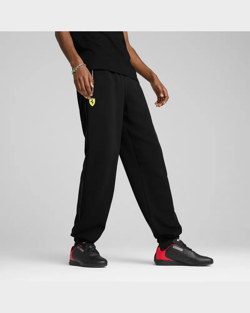 Puma Scuderia Ferrari HP Race Jogginghose für Herren, Kleidung, Schwarz Schwarz