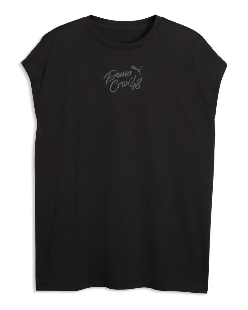 Puma Crew Cutoff Trainings-Tanktop Herren, Accessoires, Schwarz Schwarz