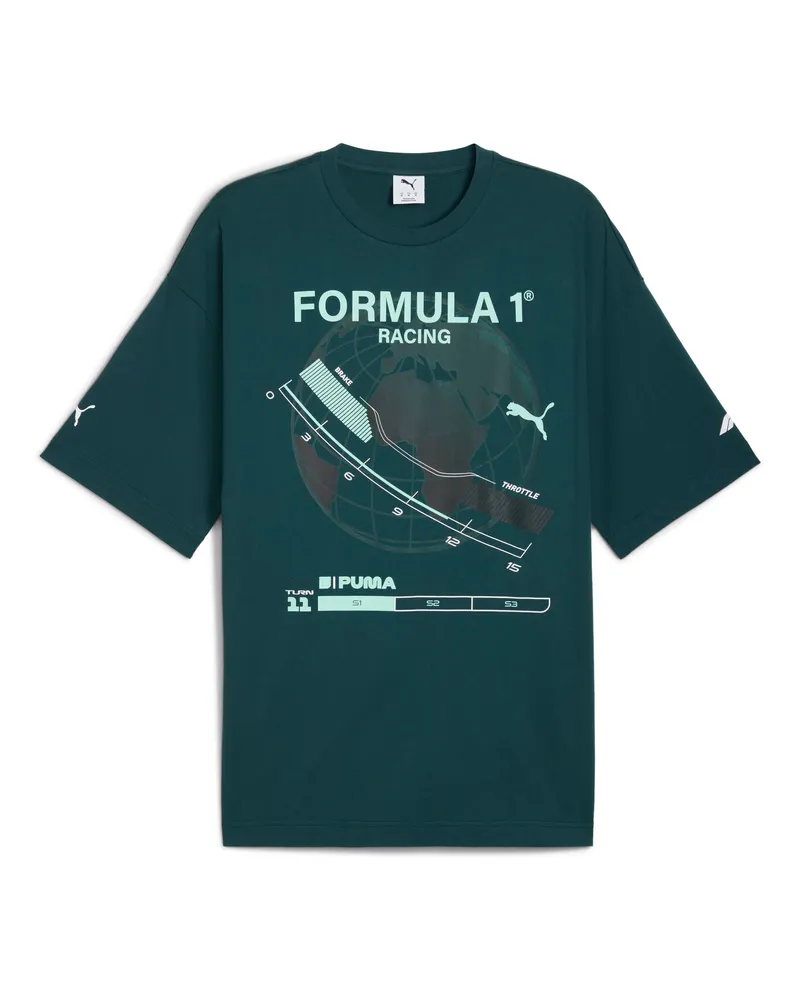 Puma F1® Graphic T-Shirt Herren, Kleidung, Grün Grün