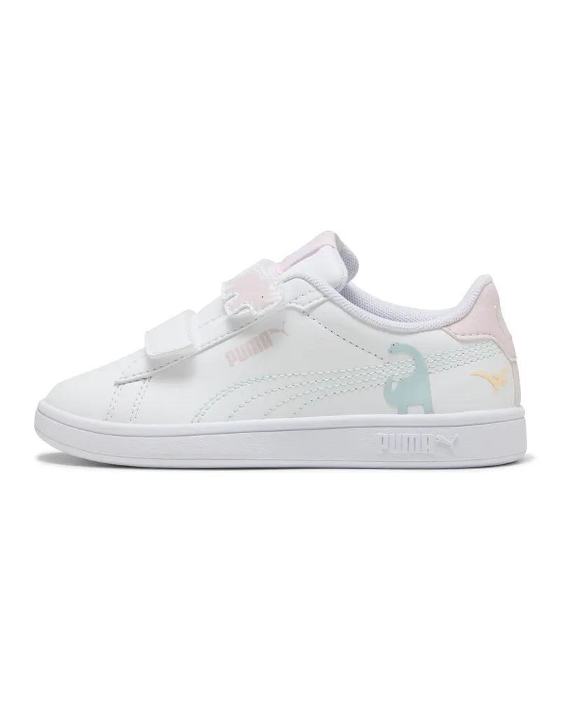 Puma Smash 3.0 Dino Sneakers Kinder, Schuhe, Weiß Weiß