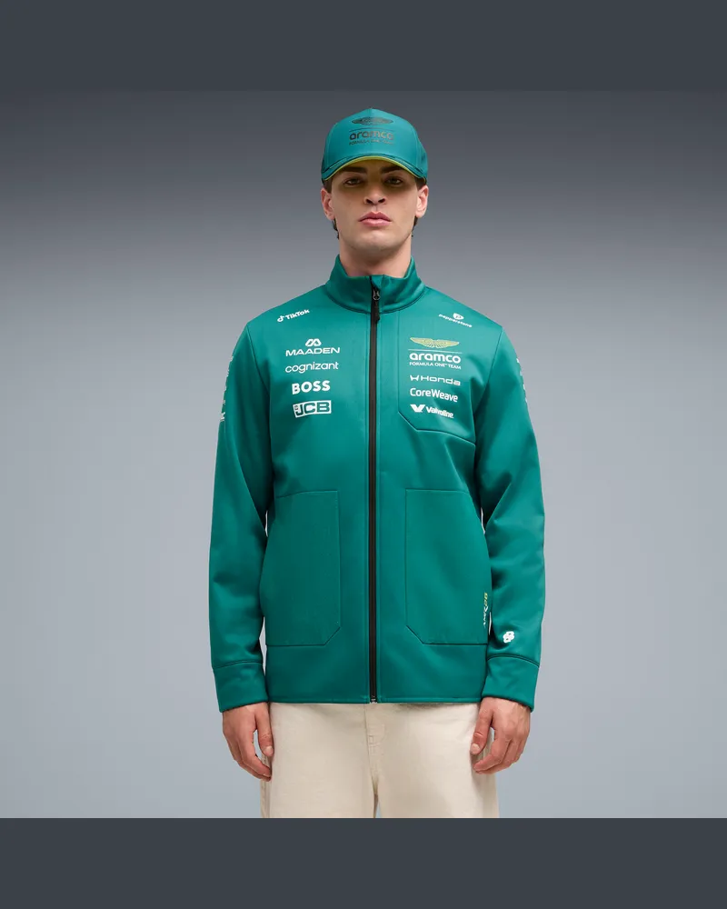 Puma x ASTON MARTIN ARAMCO F1® TEAM Replica Jacke Unisex, Kleidung, Grün Grün