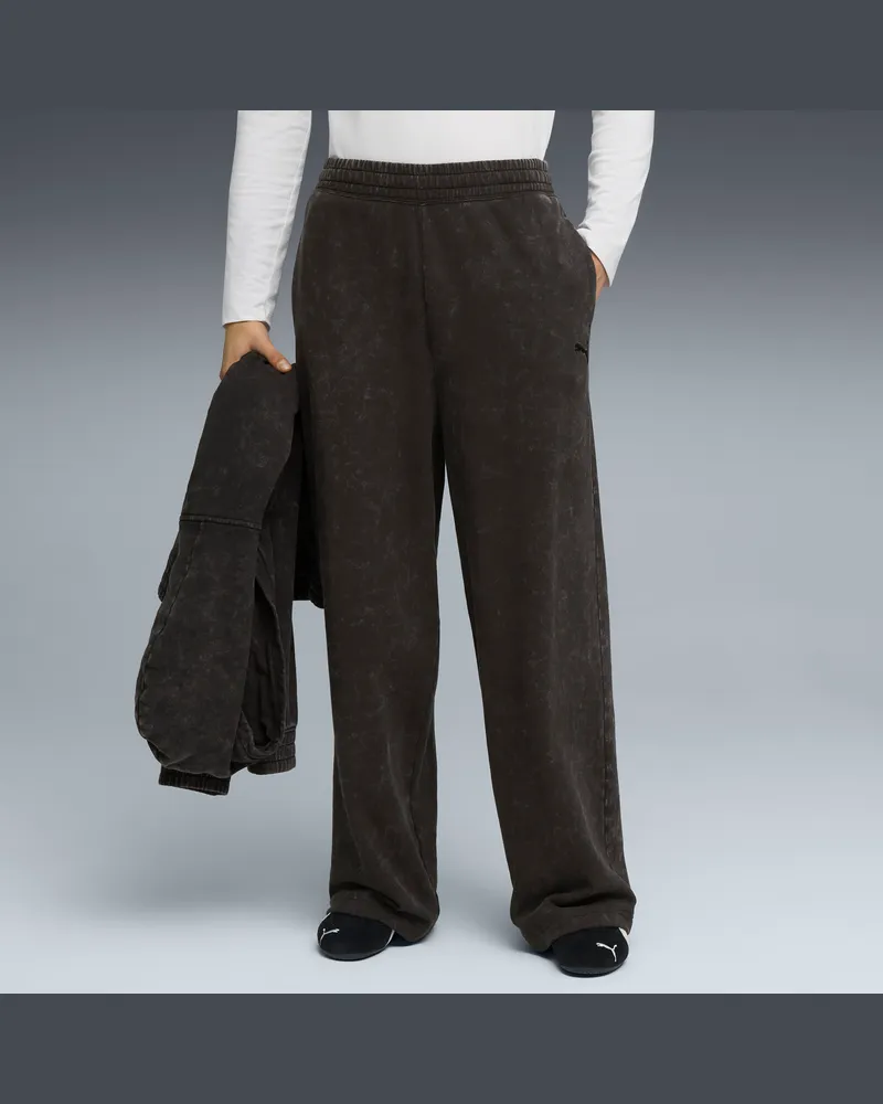 Puma FUTURE..ARCHIVE Wide Washed Jogginghose Unisex, Accessoires, Schwarz Schwarz