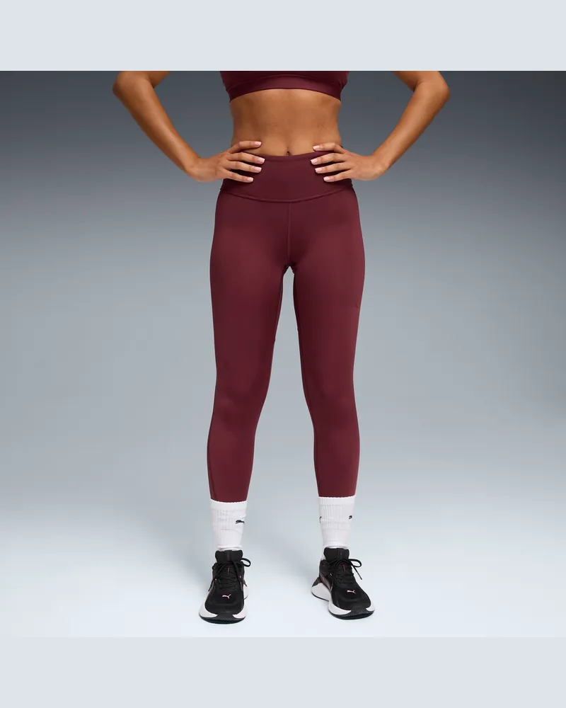Puma SHAPE High-Waist-Trainingsleggings Damen, Kleidung, Rot Rot