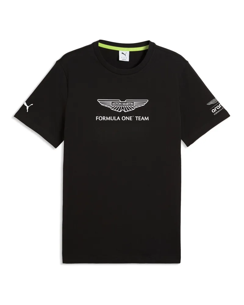 Puma x ASTON MARTIN ARAMCO F1® TEAM Essentials T-Shirt Herren, Accessoires, Schwarz Schwarz