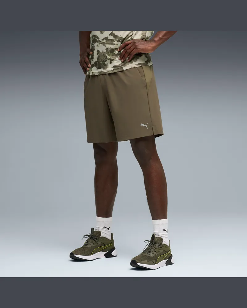 Puma PWRTRAIN Trainingsshorts Herren, Accessoires, Grün Grün