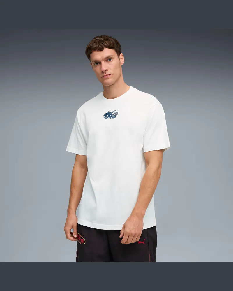 Puma x SONIC THE HEDGEHOG Graphic T-Shirt Herren, Kleidung, Weiß Weiß