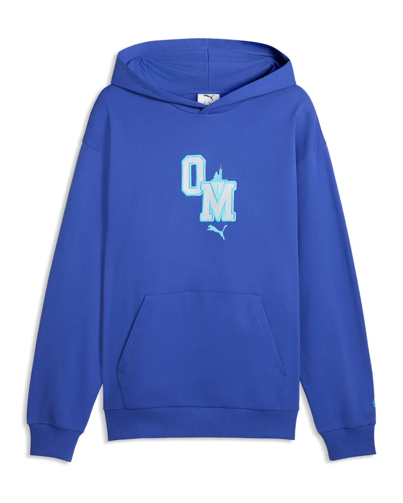 Puma Olympique de Marseille ftblCulture Relaxed Hoodie Herren, Accessoires, Blau Blau