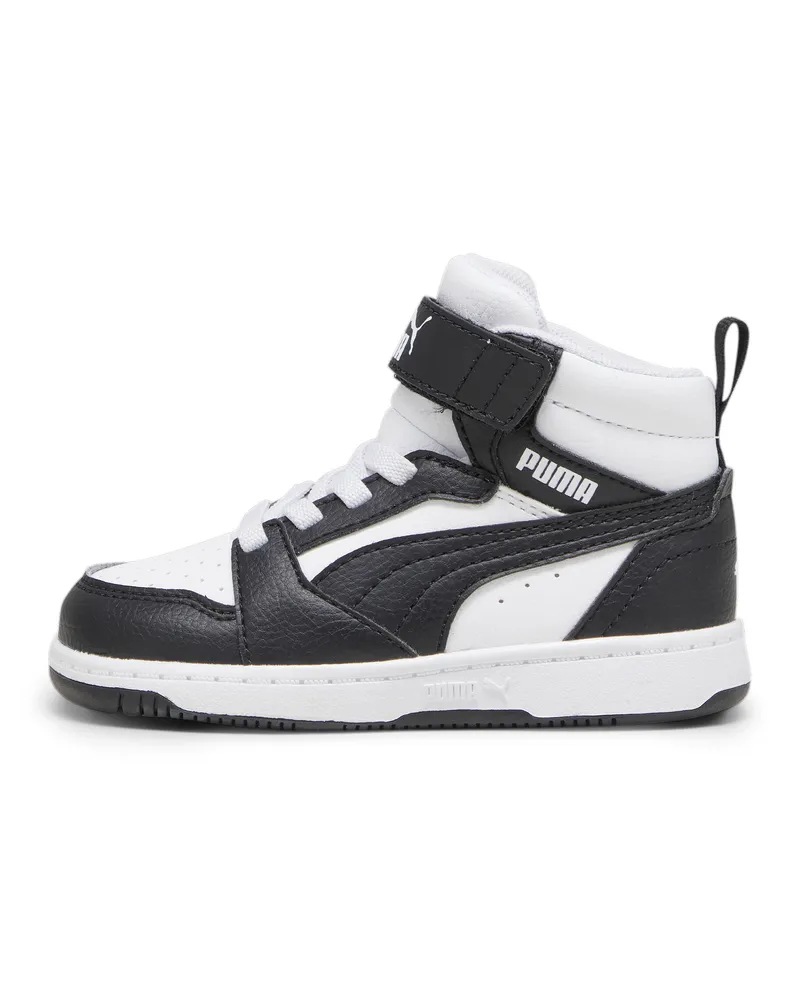 Puma Rebound V6 Mid Sneakers Baby, Schuhe, Weiß Weiß