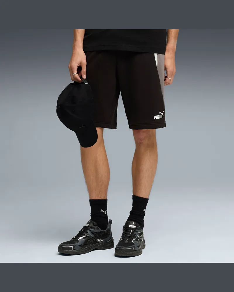 Puma Essentials Block 10" Shorts Herren, Kleidung, Schwarz Schwarz