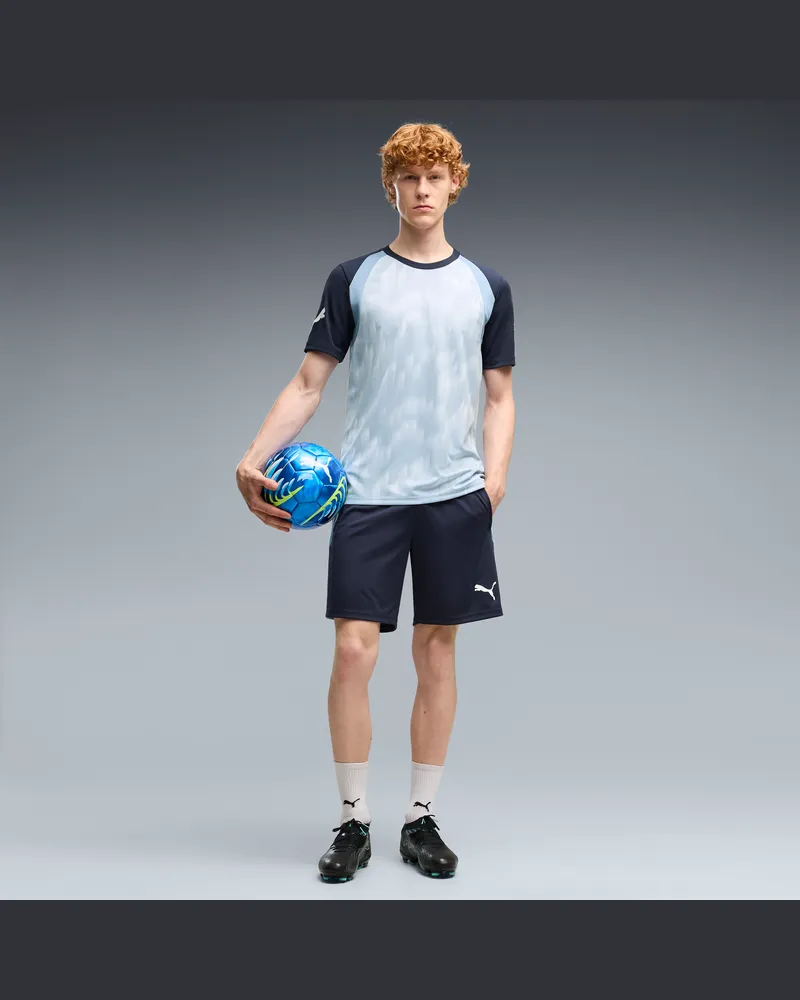 Puma IndividualFINAL Shorts Herren, Kleidung, Blau Blau