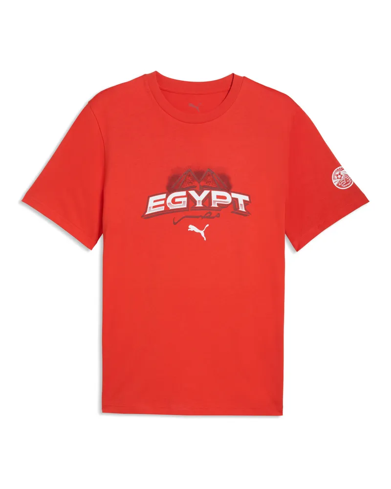 Puma Ägypten ftblCulture T-Shirt Herren, Accessoires, Rot Rot
