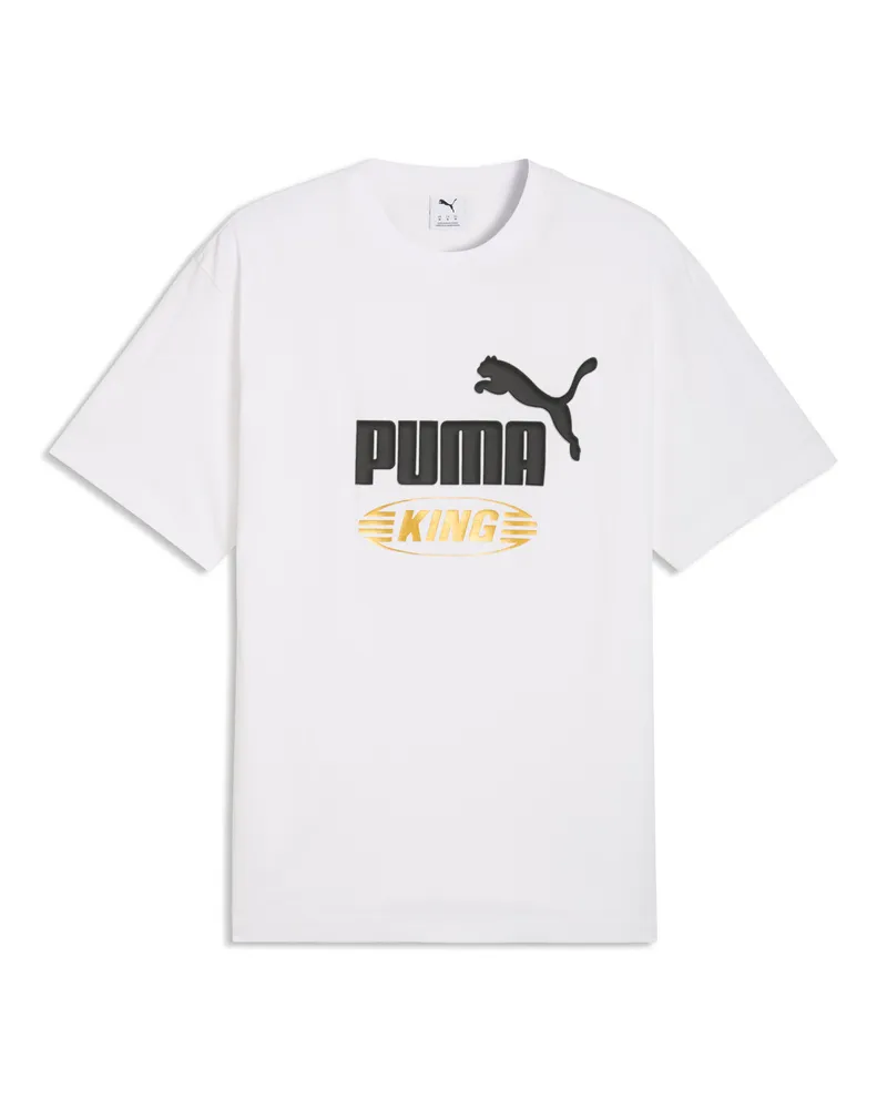 Puma FUTURE..ARCHIVE King Relaxed T-Shirt Unisex, Accessoires, Weiß Weiß