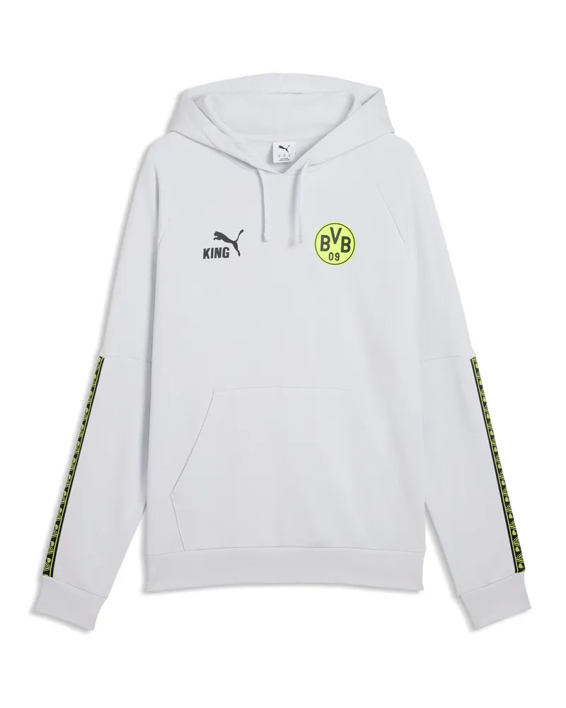 Puma Borussia Dortmund KING Hoodie Herren, Accessoires, Grau Grau
