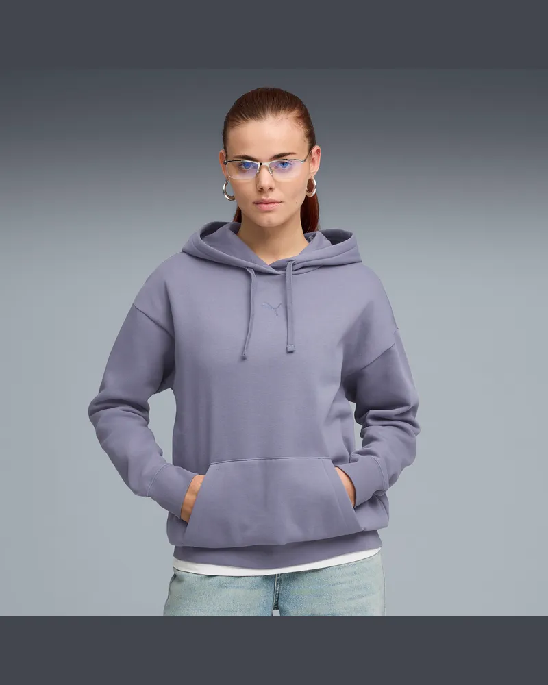Puma Essentials Fleece Relaxed Hoodie Damen, Kleidung, Grau Grau