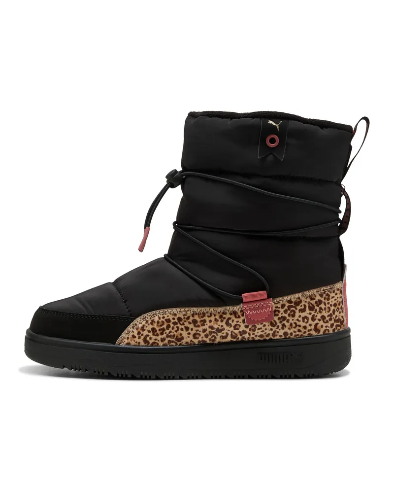 Puma Snowbae Animal Flair Stiefel Damen, Schuhe, Schwarz Schwarz