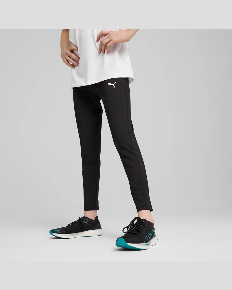 Puma Train All Day ESS Hochgeschnittene 7/8-Leggings Teenager, Kleidung, Schwarz Schwarz