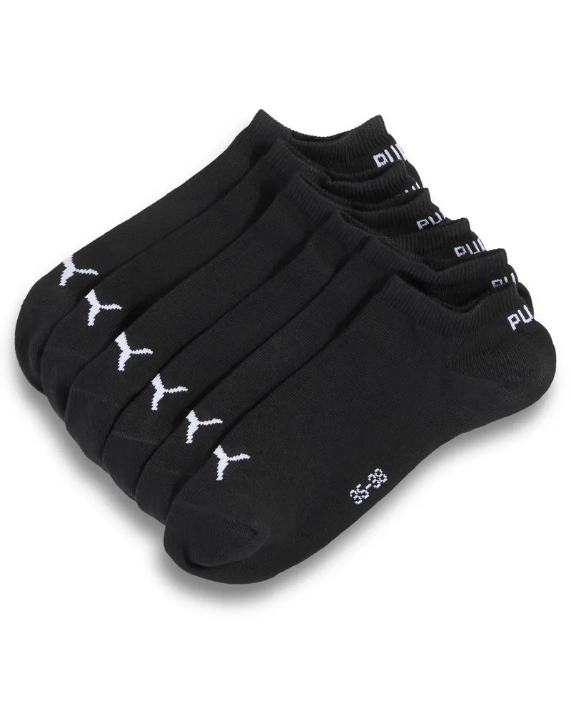 Puma Sneaker-Socken Unisex (6er-Pack), Kleidung, Schwarz Schwarz
